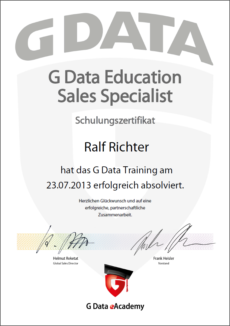 G DATA Education Sales Specialist